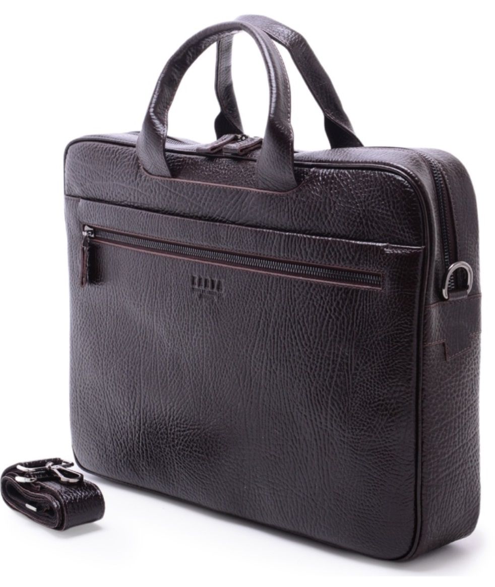 0260-04 Сумка натуральная кожа KARYA (Коричневый/40*33*8/натуральная кожа/KARYA)