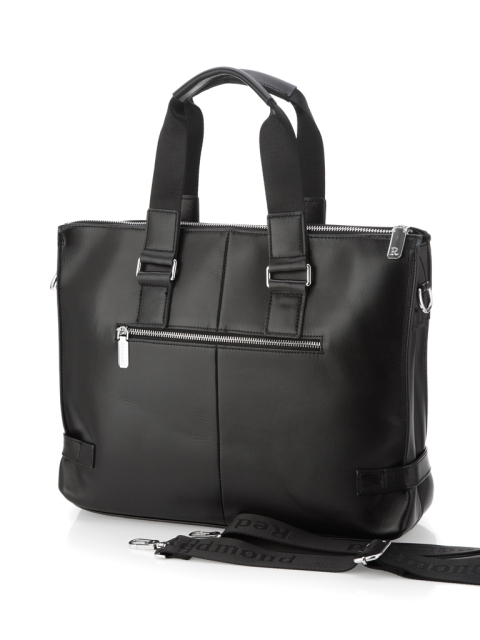 8416 Сумка мужская натуральная кожа (Черный/38*28*10/натуральная кожа/Redmond)