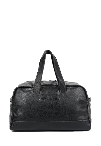 2-259 Сумка дорожная экокожа (черный) (черный/44*27*21/экокожа/ANTAN)