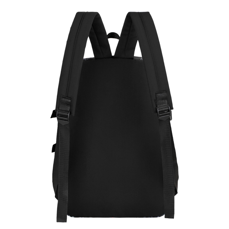 12297 черно-красный Молодежный рюкзак MERLIN  (Черный/красный/27*38*13/полиэстер/MERLIN)