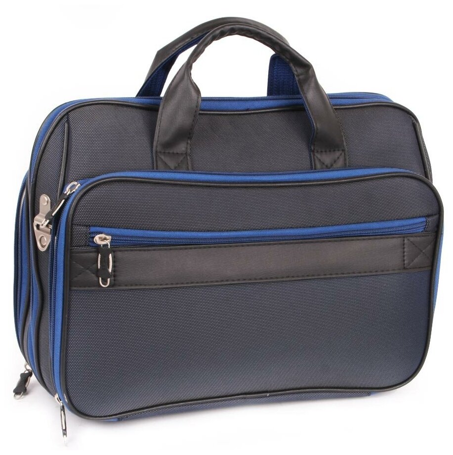 7045 (синий) Портфель повседн.-командиров.большой (Синий/52*35*18/полиэстер/1,2 кг/32 литра/Polar)