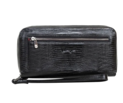 0670-076 Клатч натуральная кожа KARYA (Черный/23*13*5/натуральная кожа/KARYA)