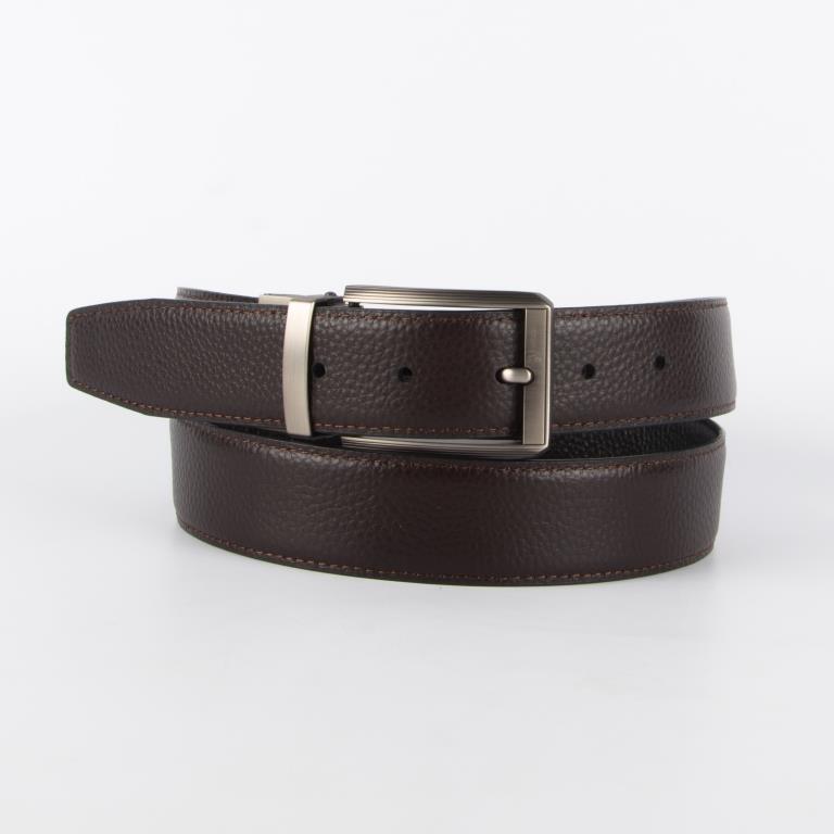 ZADONSK04-J-01/02 Ремень мужской Jonas Hanway (черный/коричневый) (Черный/коричневый/110-130 см/натуральная кожа/Jonas Hanway)