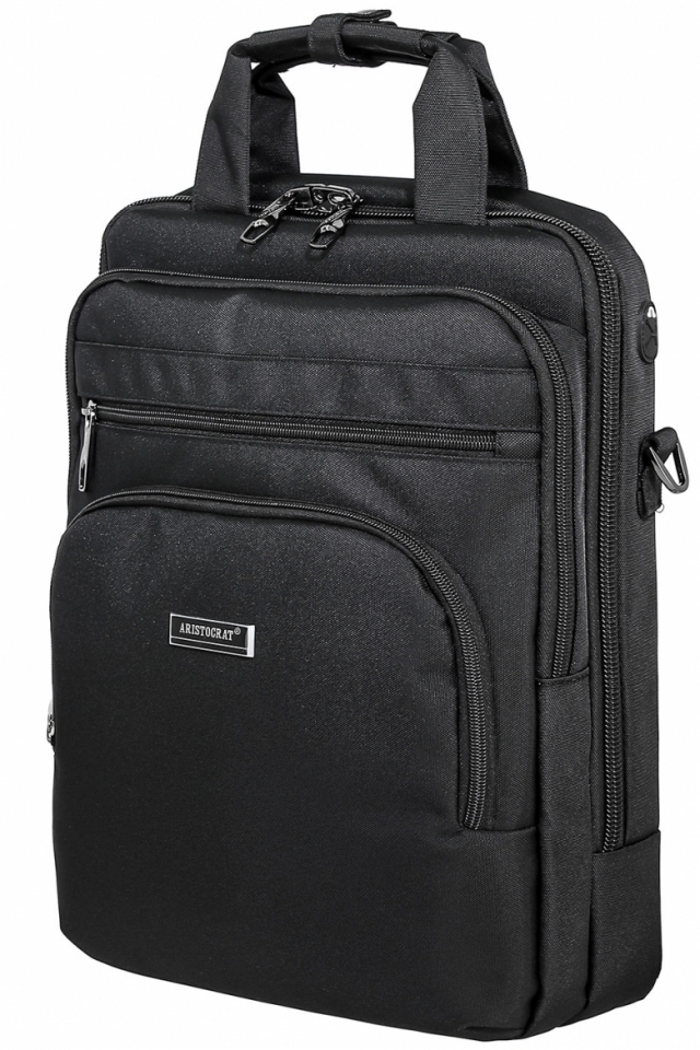 2414 BLACK Портфель+рюкзак+планшет ARISTOCRAT (Черный/полиэстер/ARISTOCRAT )