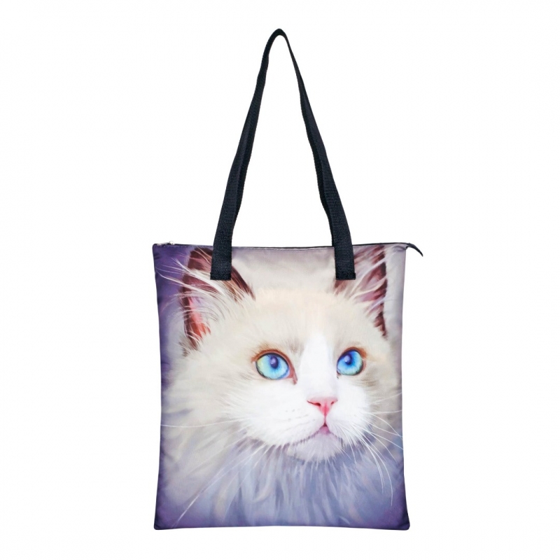 SH-17 Сумка-Шоппер ACROSS  (Серый/38*43*1/полиэстер/Across)