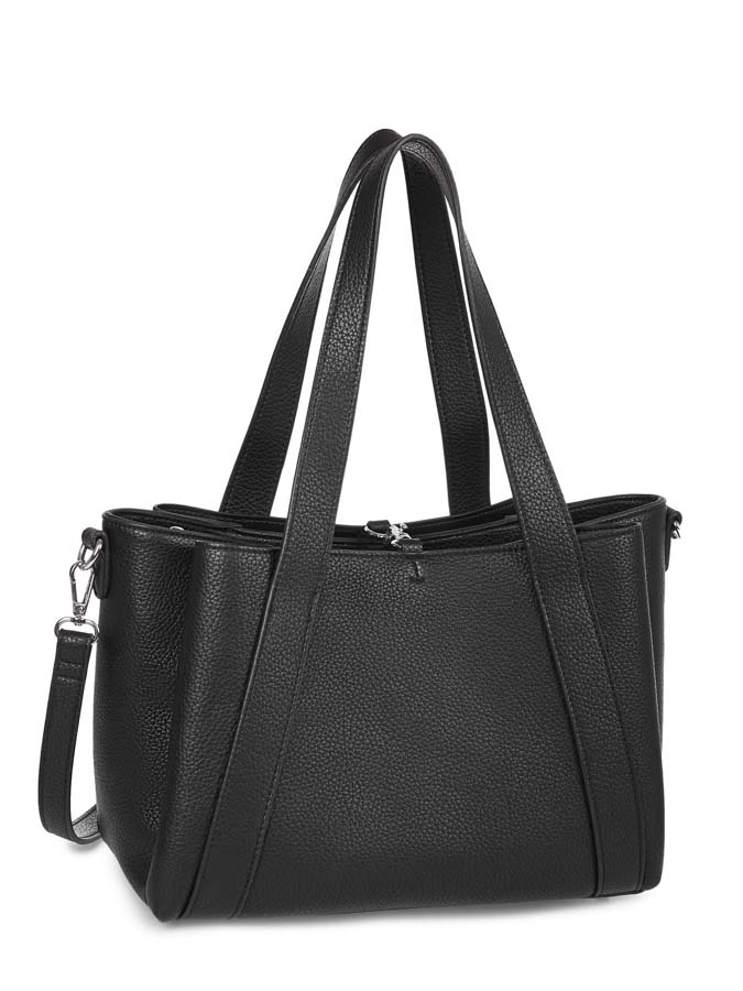 111-135 чёрный Сумка женская (Черный/19*23*15/Экокожа/Hogerland)