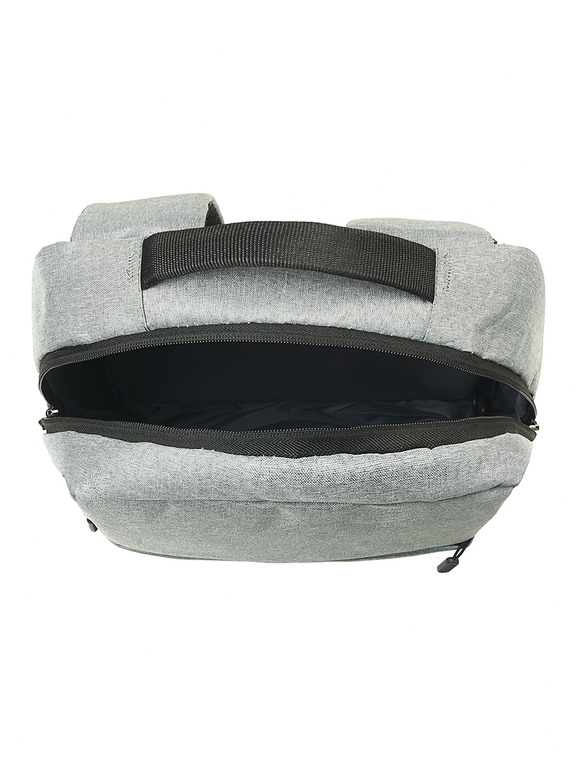 1741GY РЮКЗАК ТКАНЬ (серый) (Серый/28*40*10/текстиль)