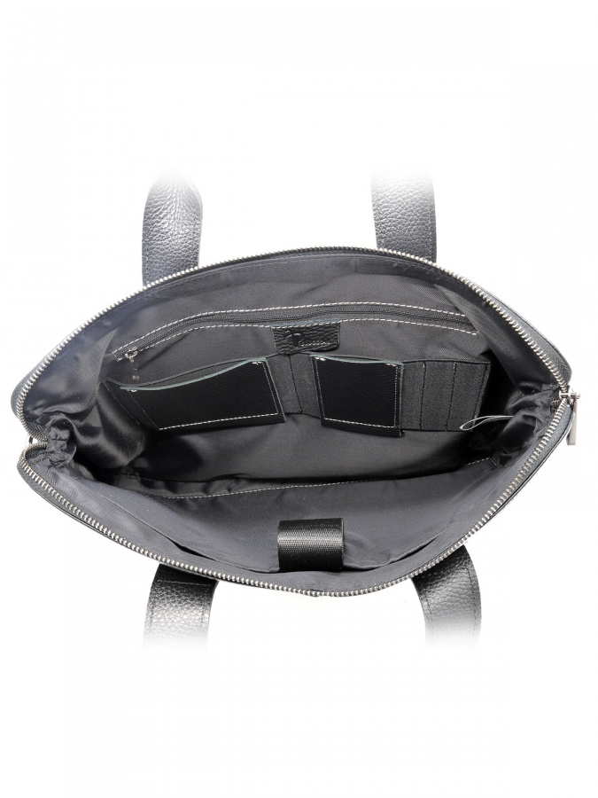 102-21817-1 Портфель мужской кожа (Пеллекон) (черный/36*27*6/натуральная кожа/PELLECON)