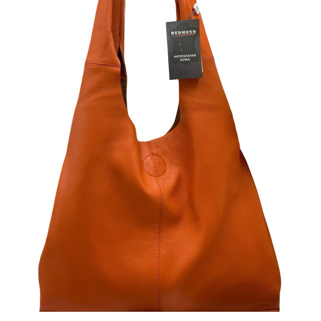 771К Сумка женская натуральная кожа (orange) (Оранжевый/41*36*6,5/натуральная кожа/Redmond)