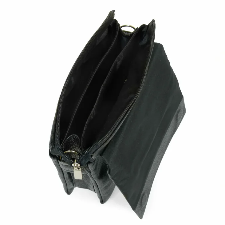 812-81325-1 Сумка мужская экокожа (Пеллекон) (черный/21,5*26*5/экокожа/PELLECON)