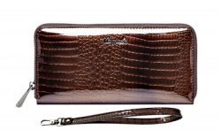 73005A-1411# Coffee Клатч (Malgrado) (кофе/19*9,5*2/натуральная кожа/Malgrado)