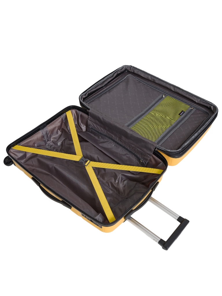 NP0224Y Чемодан REDMOND полипропилен (Жёлтый/45*64*26,5/полипропилен/M/Redmond)