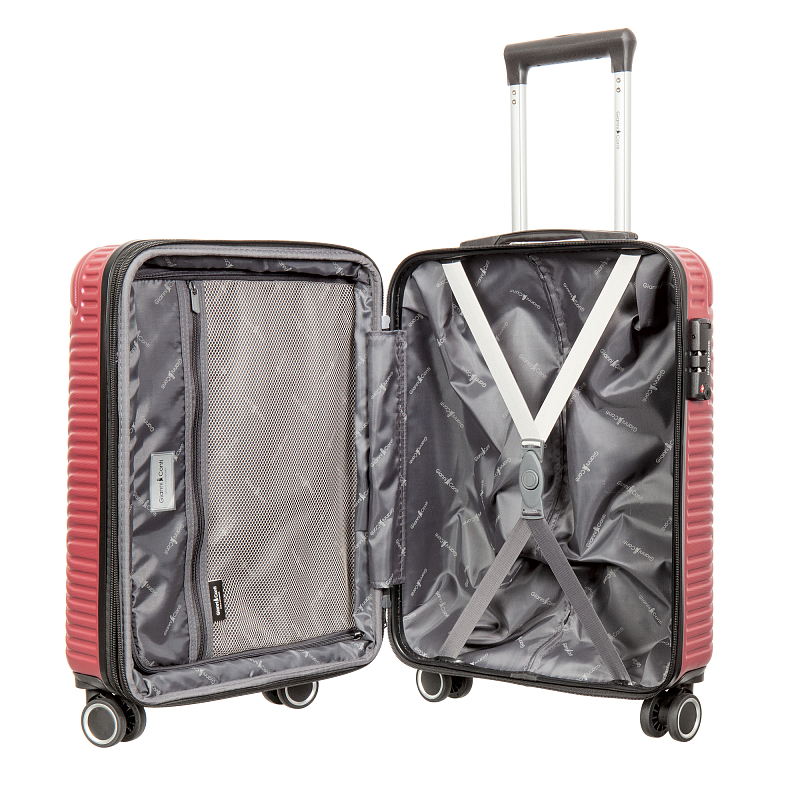 GC AT201-19 burgundy Чемодан-тележка Gianni Coni (Бордовый/39*55*22/АБС пластик/S/2,9 кг/Gianni Conti )