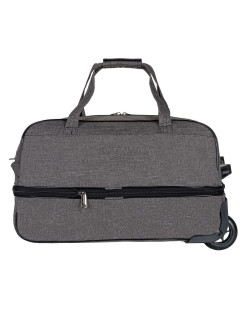 М-118 Сумка на колесах катионик серый (Серый/50*32*30/катионик/NTL Continent)