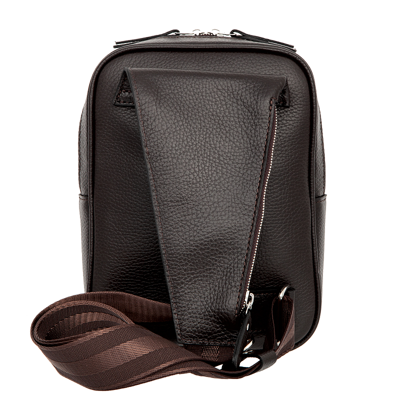 7072 (Napoli dark brown) Сумка СЛИНГ Sergio Belotti (коричневый/18*25*6,5/натуральная кожа/Sergio Belotti)