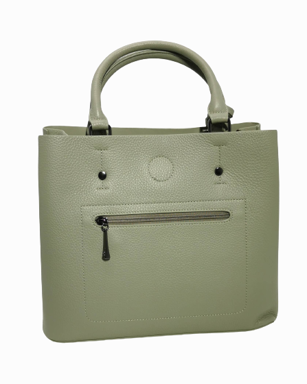 106К Сумка женская натуральная кожа (olive) (Олива/натуральная кожа)