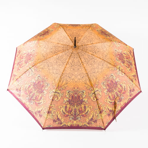 RV-41627 Зонт женский, трость, полуавтомат (эпонж/Russian Look)