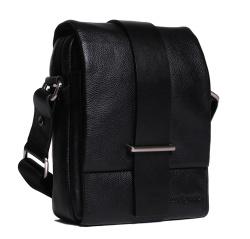 BR09-419 black Сумка мужская Malgrado (черный/25*19*7/натуральная кожа/Malgrado)