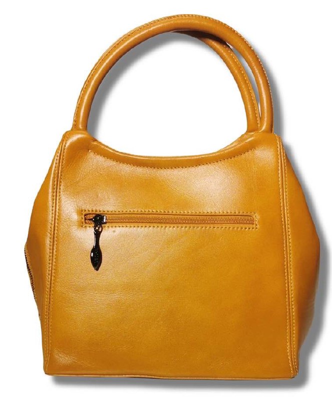 208К Сумка женская натуральная кожа (yellow) (Жёлтый/30*22*13/натуральная кожа/Redmond)