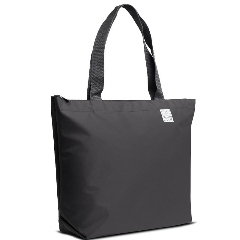 1-111 Сумка молодёжная текстиль (From antan with love/серый) (Серый/36*43*12/полиэстер/ANTAN)