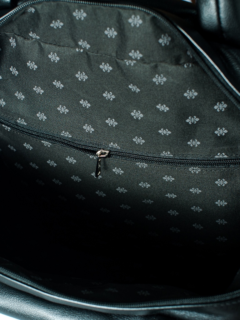 3388 Сумка дорожная (черная стежка) (Черный/44*33,5*19/текстиль)