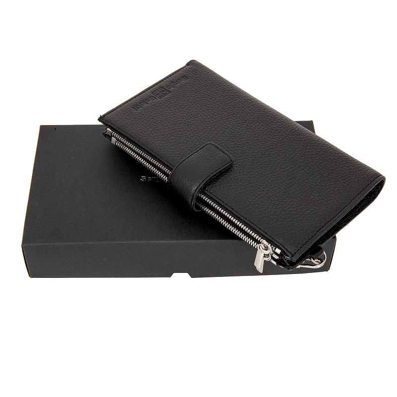 7117 black Caprice Клатч мужской Sergio Belotti (черный/20*12*3/натуральная кожа/Sergio Belotti)