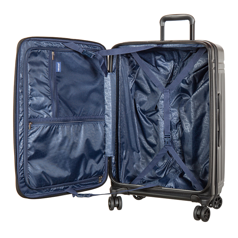 GM23054WP24 (black) Чемодан-тележка Verage (черный/45*68*29/полиэстер/M/3,9 кг/73 литра/Verage)