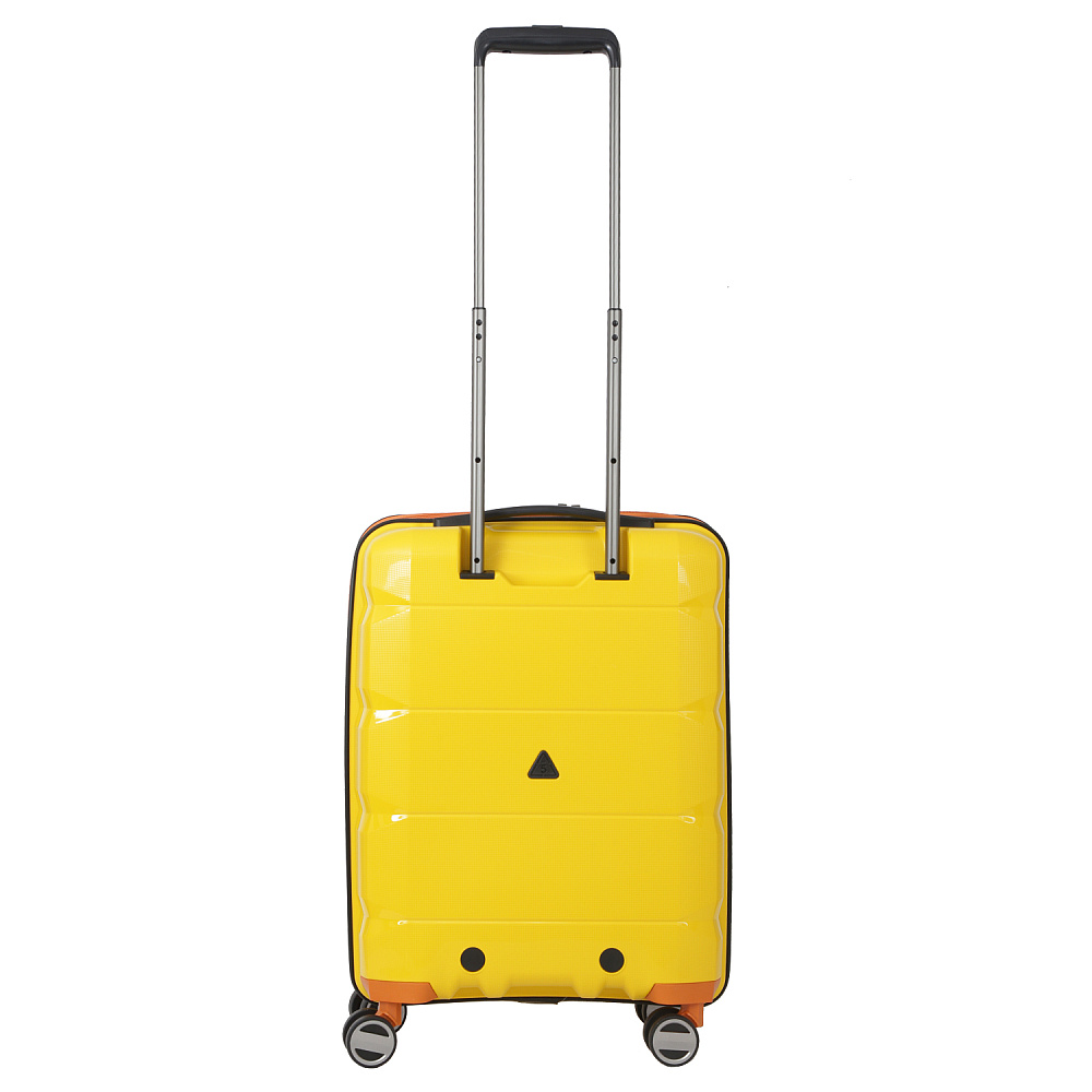 EN6520-20-76 FABRETTI Чемодан 4-х колесный 100% полипропилен (Жёлтый/39*56*20/полипропилен/S/FABRETTI)