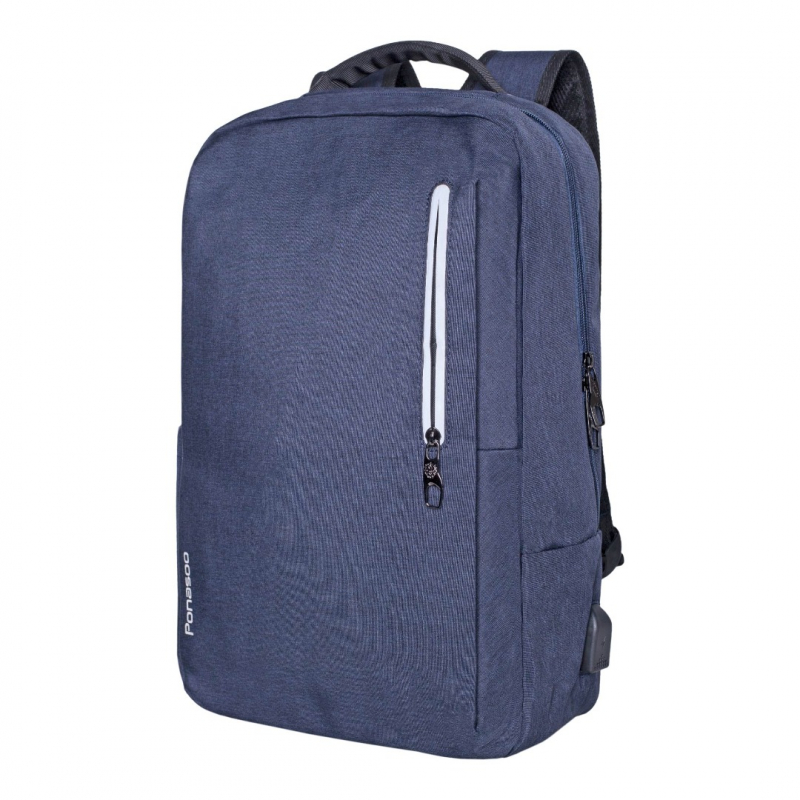3535 синий Молодежный рюкзак MERLIN  (Синий/28*44*13/полиэстер/MERLIN)