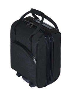 М-7316 Сумка на колесах катионик черный (Черный/43*29*22/полиэстер/NTL Continent)