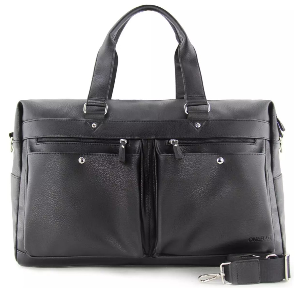 964 Сумка дорожная (черный) (Черный/58*32*22/Экокожа/Redmond)