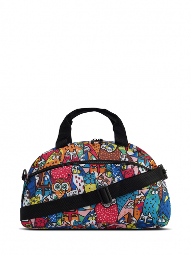 2-322 Сумка дорожная (коты цветные) antan/мультиколор (мультиколор/45*26*21/текстиль/ANTAN)