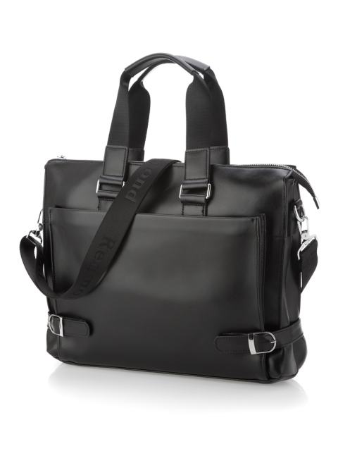 8416 Сумка мужская натуральная кожа (Черный/38*28*10/натуральная кожа/Redmond)