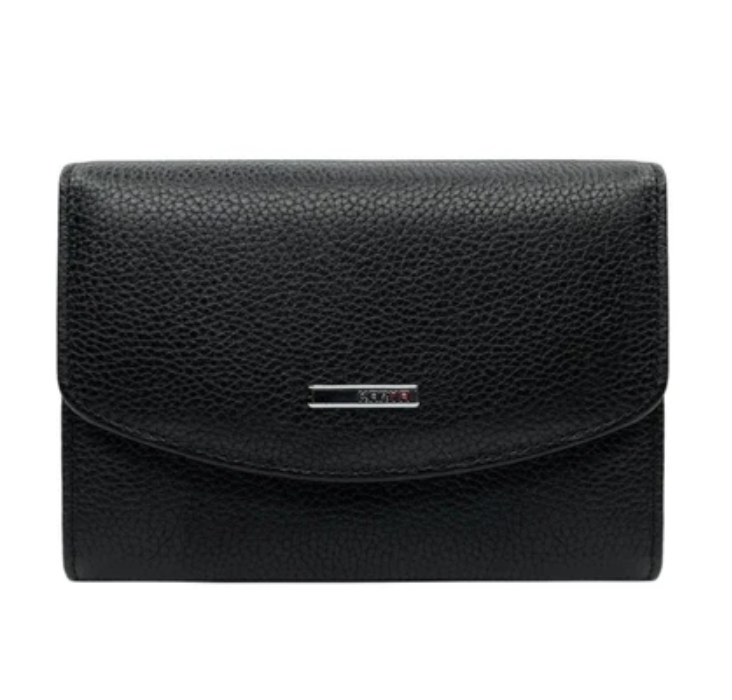 1192-45 Портмоне натуральная кожа KARYA  (Черный/14*10,5*4/натуральная кожа)