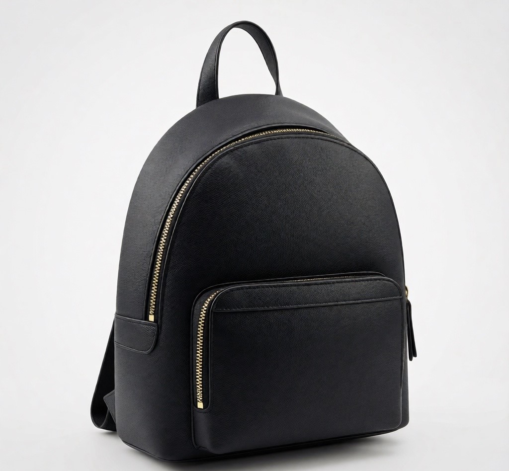 3096К Рюкзак женский натуральная кожа (black) (черный/22*29*9/натуральная кожа/Redmond)