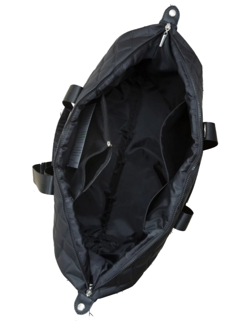 501-70306 Сумка дорожная черный+ромбы малые (текстиль) (черный/текстиль/KATY NIKOLAEVA)