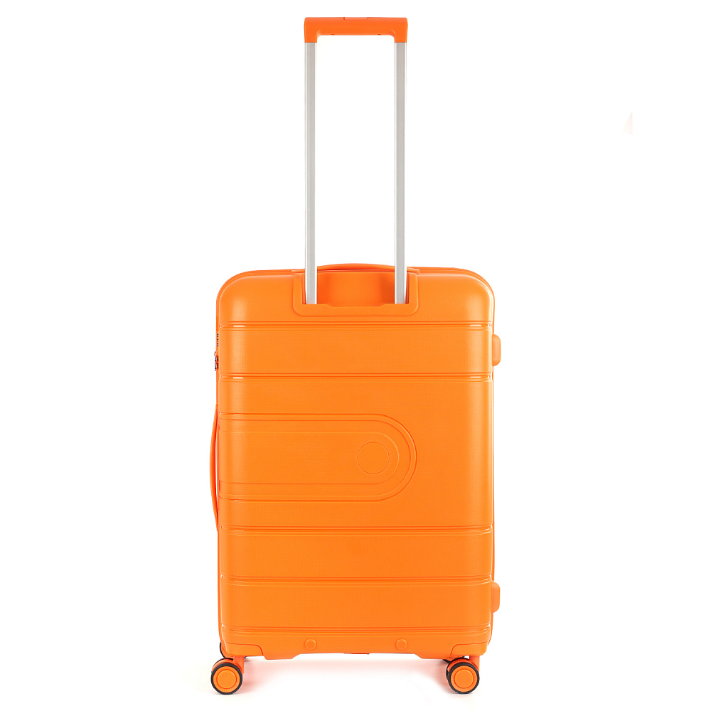 EN9520-24-6 Чемодан 4-х колесный 100% полипропилен FABRETTI  (Оранжевый/45*66*26/полипропилен/M/FABRETTI)