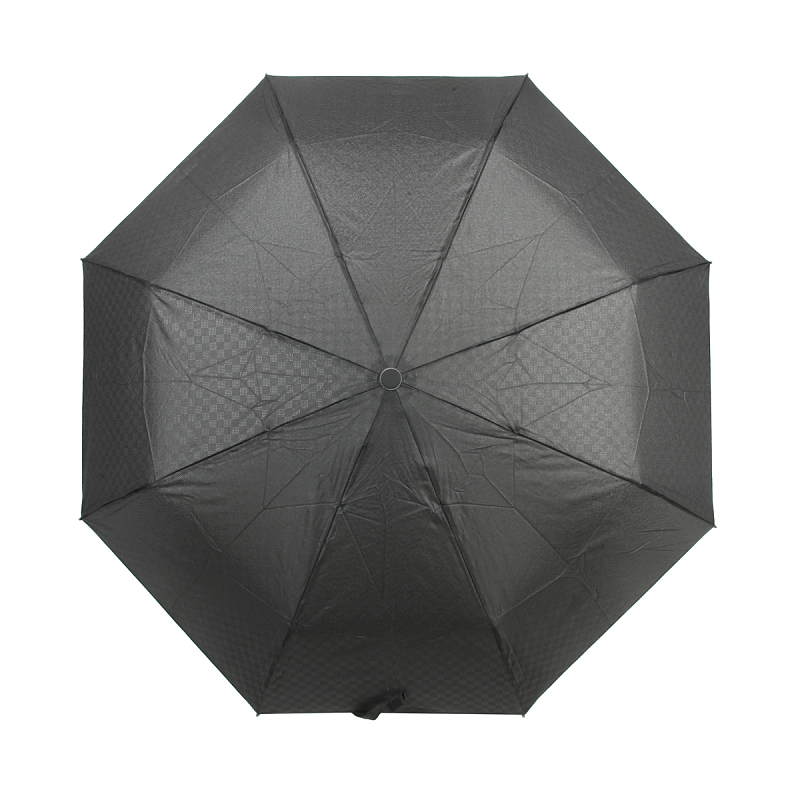 RT-33929 Зонт мужской, 3 сл.,полный автомат,пласт.крюк (черный/8-56/эпонж/Jonas Hanway)