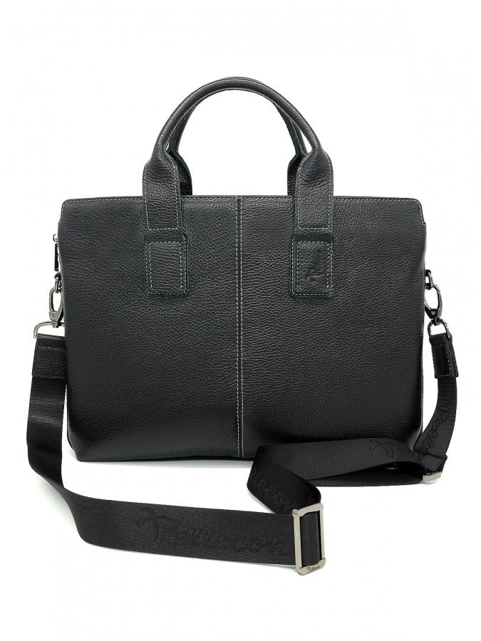 102-21839-1 Портфель мужской кожа (Пеллекон) (черный/39*29*7/натуральная кожа/PELLECON)