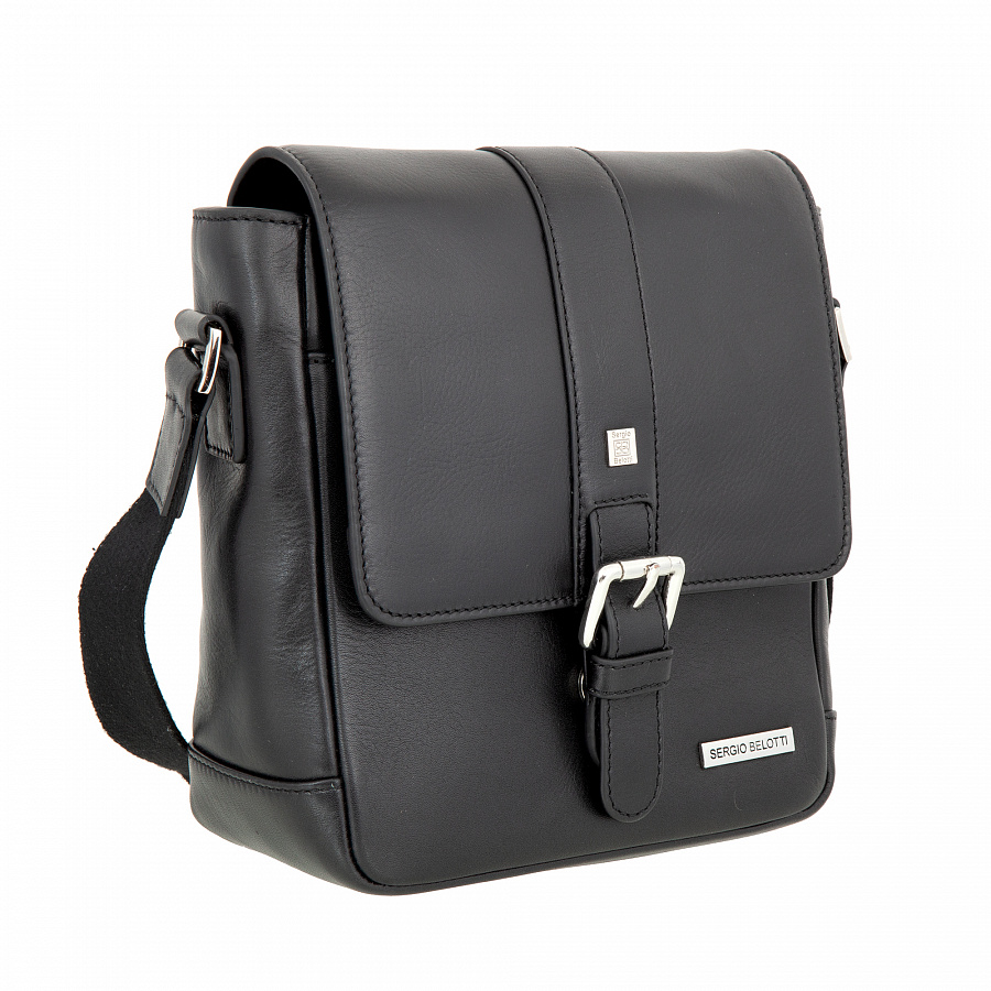 9444 (VT Genoa black) Планшет Sergio Belotti (черный/20*19*9/натуральная кожа/Sergio Belotti)