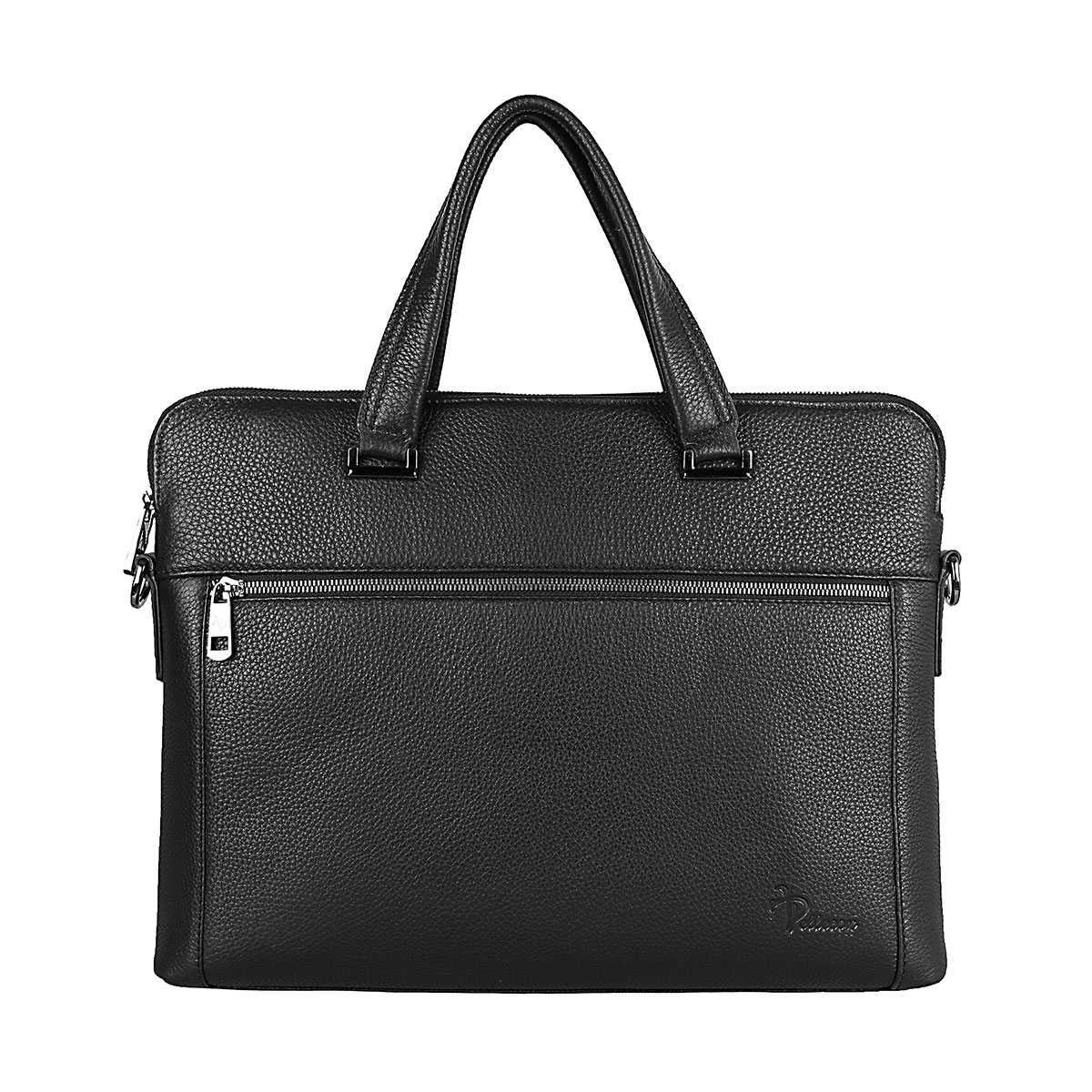 102-21559-1 Сумка мужская кожа (Пеллекон) (черный/36*29*5/натуральная кожа/PELLECON)