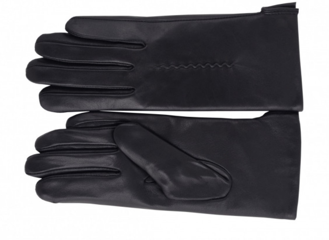 281349 Перчатки женские (лайка змейка) (м) (черный/6,5; 7; 7,5; 8/натуральная кожа/PERST)