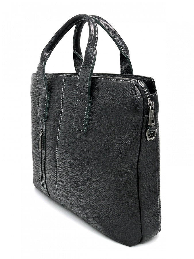 102-21839-1 Портфель мужской кожа (Пеллекон) (черный/39*29*7/натуральная кожа/PELLECON)