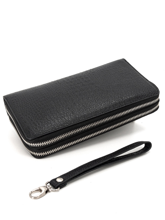 102T-33393-1 Клатч мужской кожа (Пеллекон) (черный/22*12*3/натуральная кожа/PELLECON)