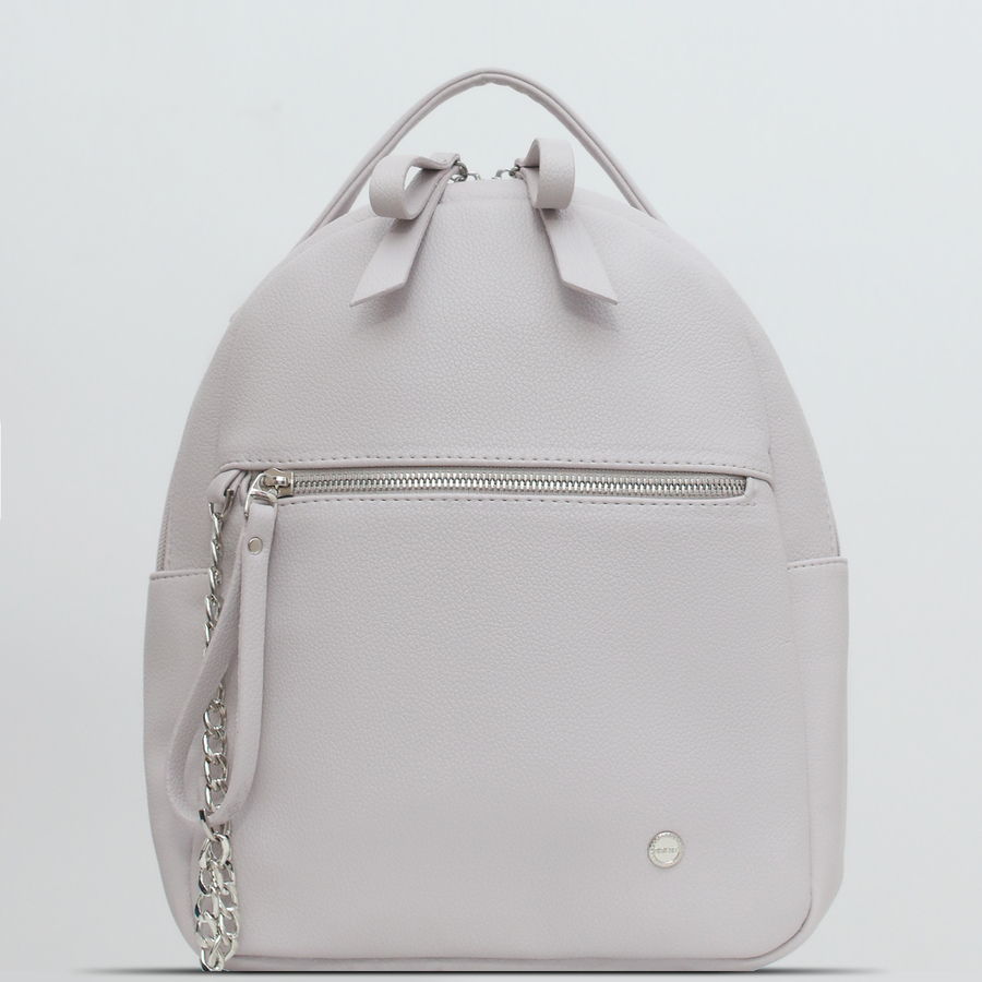 2700VN Сумка-рюкзак женская Серый (Серый светлый/22*27*10/Экокожа/Richet)