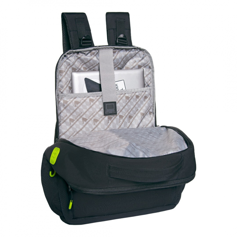 M-4-3 ACROSS Молодежный рюкзак   (Черный/31*45*12/полиэстер/0,7 кг/Across)