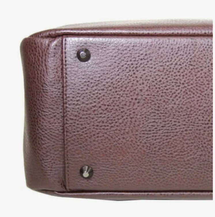 2-288 Сумка дорожная экокожа (коричневый) (Коричневый/52*33*18/Экокожа)