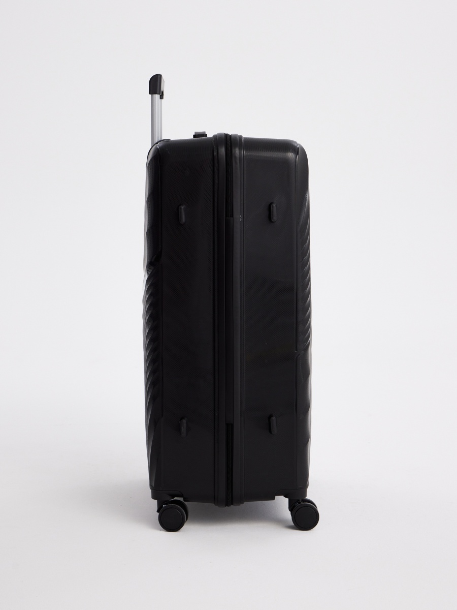 Чемодан Sochi-Black (30) Чёрный (черный/51,5*81,5*32,5/полипропилен/L/4,4 кг/128 литров/L’case)