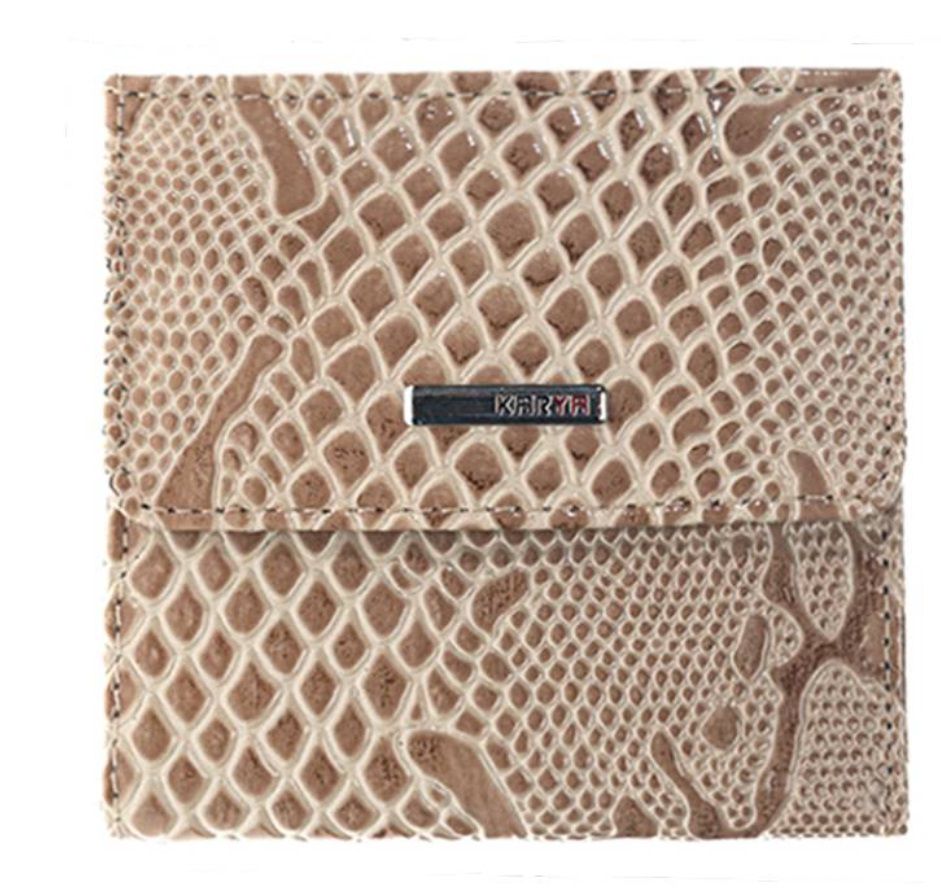 1065-011 Портмоне натуральная кожа KARYA (Бежевый/12*10*2/натуральная кожа/KARYA)