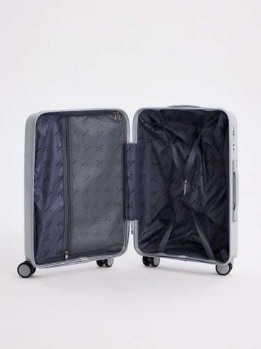 Чемодан Sochi-Grey (22) Серый (серый/38,5*60*23/полипропилен/S/3,0 кг/49 литров/L’case)